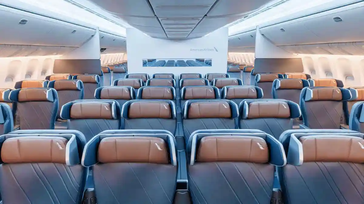 American Airlines Boeing 777-300ER Project Olympus refurbished cabin