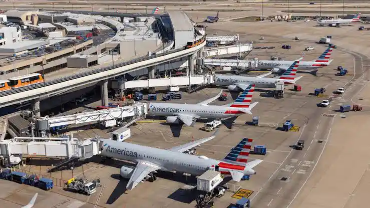 American Airlines remote deplaning buses and aircraft during DFW irregular operations