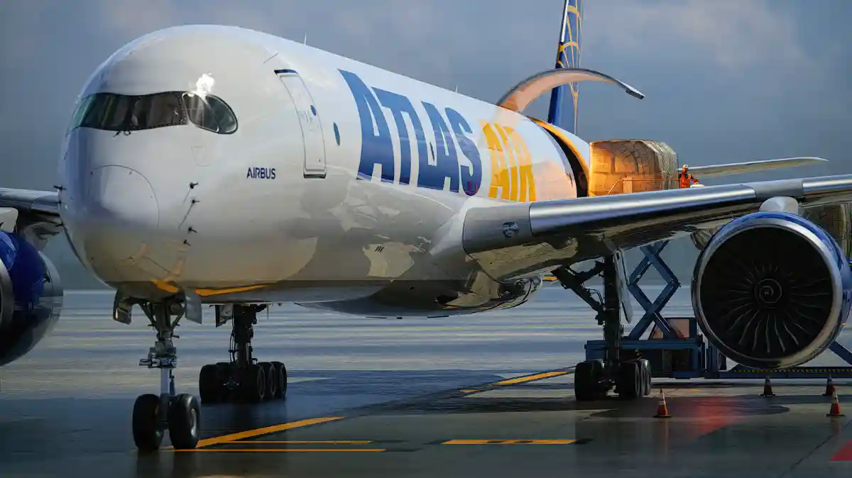 Atlas Air Airbus A350F freighter customer order and new-generation cargo aircraft