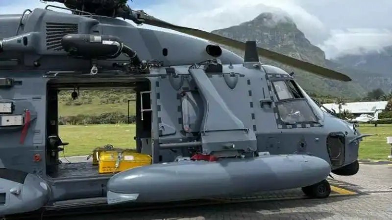 RNZAF NH90 helicopters flying from Cairns Australia to Port Moresby Papua New Guinea
