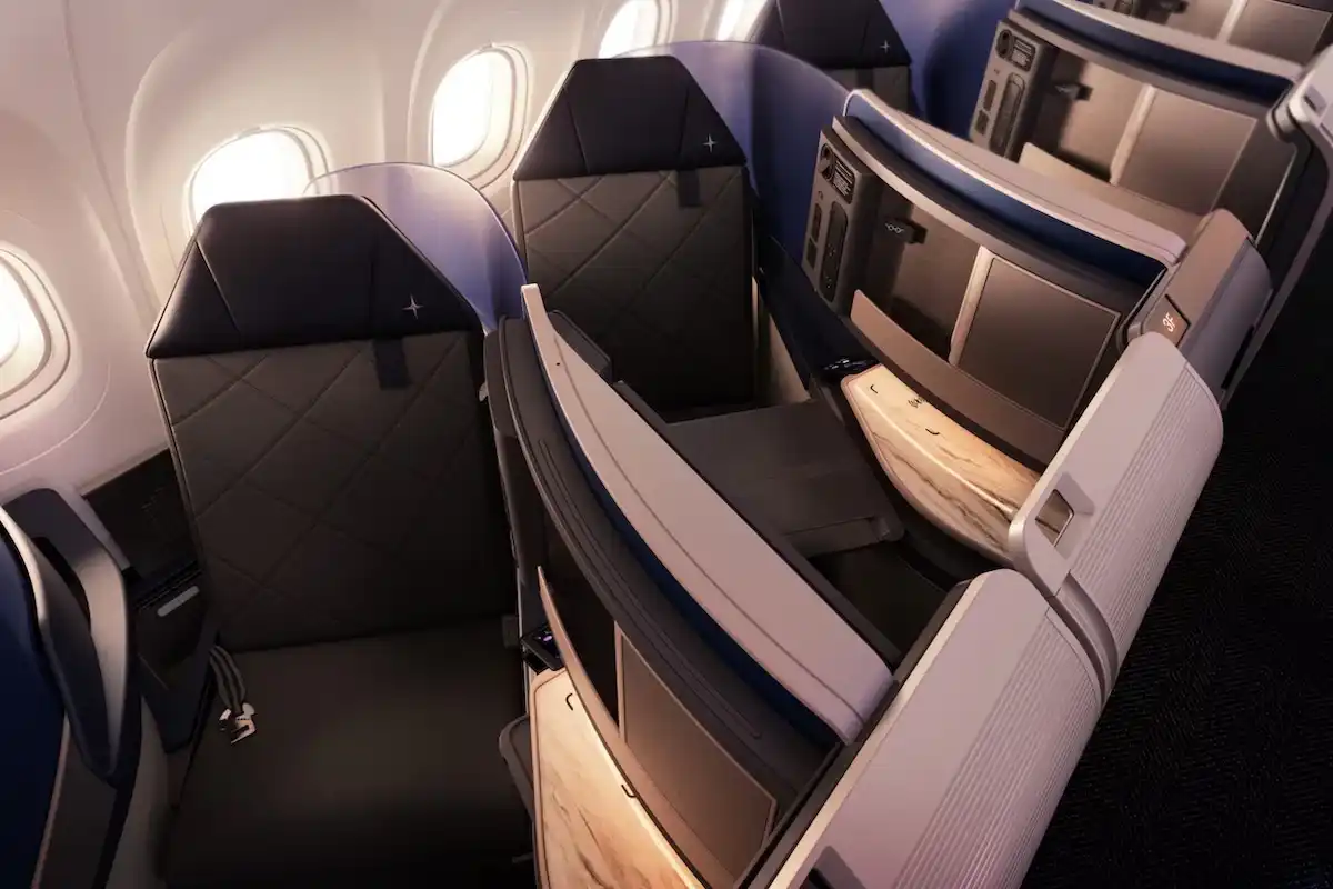 United Polaris business class Airbus A321XLR