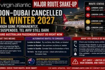 Virgin Atlantic Cancels 5 Major Heathrow Long-Haul Routes: Full List of Dubai, Riyadh and Caribbean Cuts
