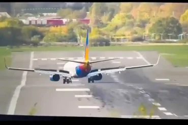 Jet2 Boeing 737-800 Slides Off Runway 33 at Birmingham Airport as Storm Boelo Gusts Hammer the West Midlands