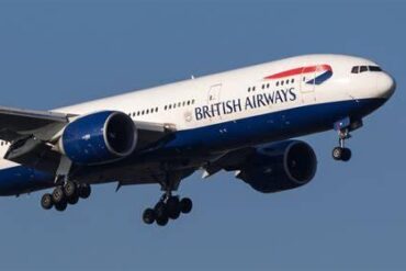British Airways Boeing 777 Returns to Heathrow After Reported Cabin Depressurization at 36,000 Feet