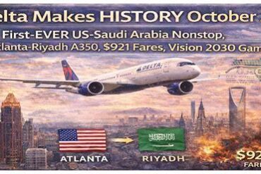 Delta Delays Atlanta–Riyadh Nonstop to March 2027 After Bombings Hit Riyadh Airport