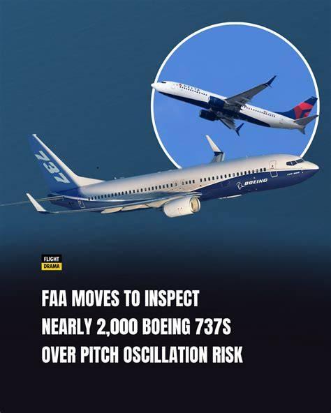 FAA Orders Tail Inspections on 1,987 Boeing 737NGs After Mid-Flight Pitch Oscillation Reports
